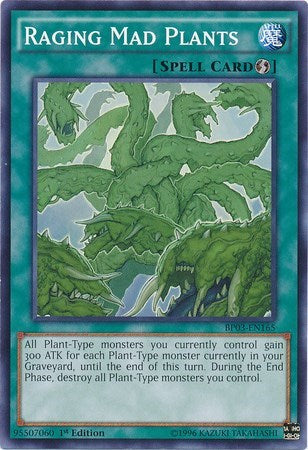 Raging Mad Plants (BP03-EN165) [Battle Pack 3: Monster League]
