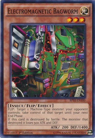 Electromagnetic Bagworm (BP03-EN100) [Battle Pack 3: Monster League]