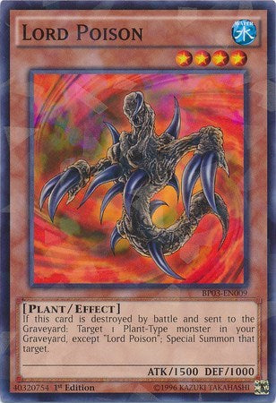 Lord Poison (Shatterfoil) (BP03-EN009) [Battle Pack 3: Monster League]