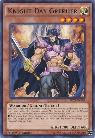 Knight Day Grepher (BP03-EN109) [Battle Pack 3: Monster League]