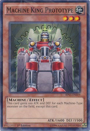 Machine King Prototype (Shatterfoil) (BP03-EN019) [Battle Pack 3: Monster League]