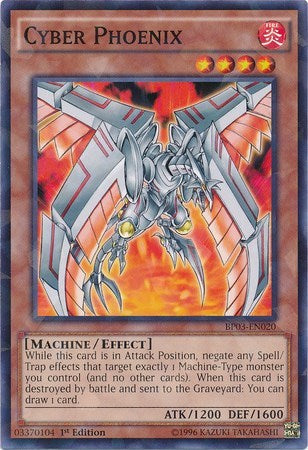 Cyber Phoenix (Shatterfoil) (BP03-EN020) [Battle Pack 3: Monster League]
