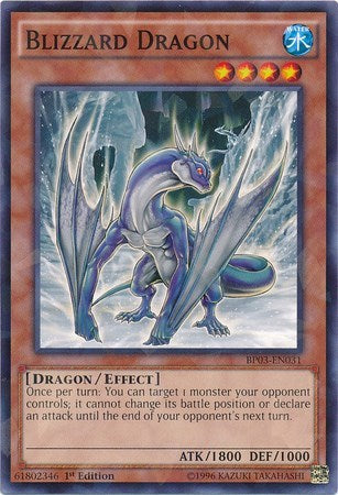 Blizzard Dragon (Shatterfoil) (BP03-EN031) [Battle Pack 3: Monster League]
