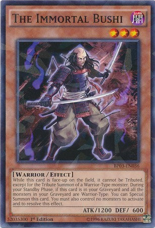 The Immortal Bushi (Shatterfoil) (BP03-EN036) [Battle Pack 3: Monster League]
