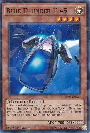 Blue Thunder T-45 (Shatterfoil) (BP03-EN039) [Battle Pack 3: Monster League]