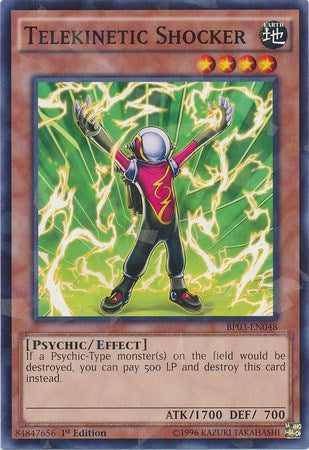 Telekinetic Shocker (Shatterfoil) (BP03-EN048) [Battle Pack 3: Monster League]