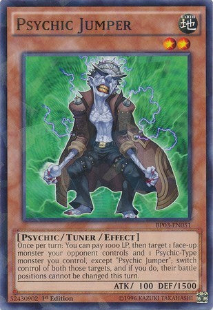Psychic Jumper (Shatterfoil) (BP03-EN051) [Battle Pack 3: Monster League]