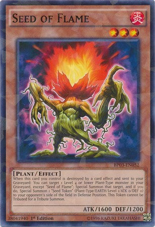 Seed of Flame (Shatterfoil) (BP03-EN052) [Battle Pack 3: Monster League]