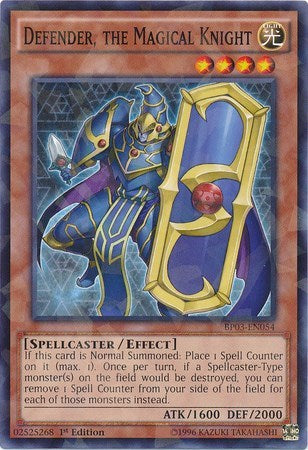 Defender, The Magical Knight (Shatterfoil) (BP03-EN054) [Battle Pack 3: Monster League]
