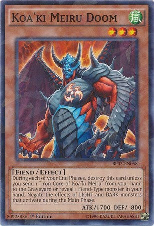 Koa'ki Meiru Doom (Shatterfoil) (BP03-EN058) [Battle Pack 3: Monster League]