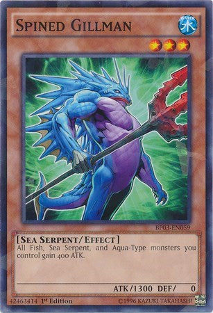 Spined Gillman (Shatterfoil) (BP03-EN059) [Battle Pack 3: Monster League]