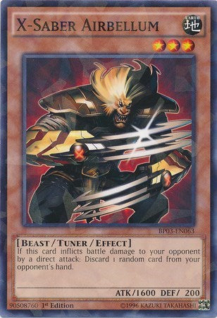X-Saber Airbellum (Shatterfoil) (BP03-EN063) [Battle Pack 3: Monster League]