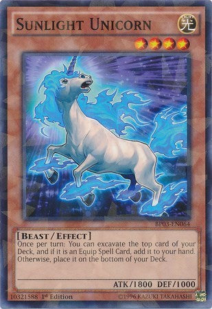 Sunlight Unicorn (Shatterfoil) (BP03-EN064) [Battle Pack 3: Monster League]