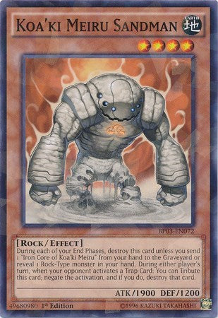 Koa'ki Meiru Sandman (Shatterfoil) (BP03-EN072) [Battle Pack 3: Monster League]