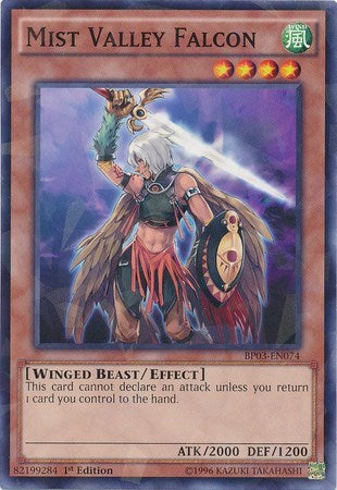 Mist Valley Falcon (Shatterfoil) (BP03-EN074) [Battle Pack 3: Monster League]