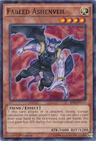 Fabled Ashenveil (Shatterfoil) (BP03-EN079) [Battle Pack 3: Monster League]