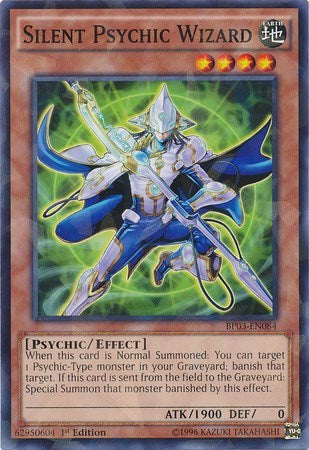 Silent Psychic Wizard (Shatterfoil) (BP03-EN084) [Battle Pack 3: Monster League]