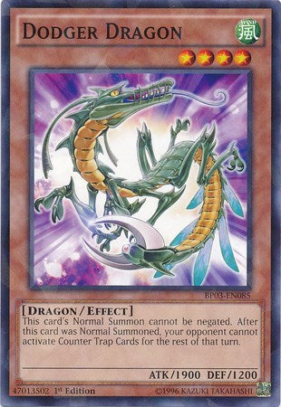 Dodger Dragon (Shatterfoil) (BP03-EN085) [Battle Pack 3: Monster League]