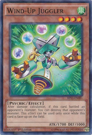 Wind-Up Juggler (Shatterfoil) (BP03-EN086) [Battle Pack 3: Monster League]