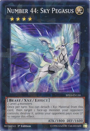 Number 44: Sky Pegasus (Shatterfoil) (BP03-EN130) [Battle Pack 3: Monster League]