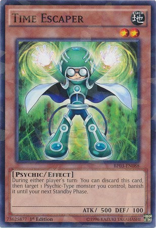 Time Escaper (Shatterfoil) (BP03-EN088) [Battle Pack 3: Monster League]