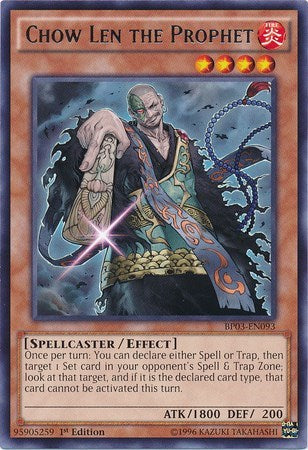 Chow Len the Prophet (BP03-EN093) [Battle Pack 3: Monster League]