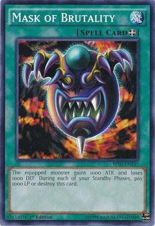 Mask of Brutality (BP03-EN137) [Battle Pack 3: Monster League]