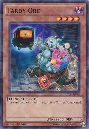 Tardy Orc (Shatterfoil) (BP03-EN096) [Battle Pack 3: Monster League]