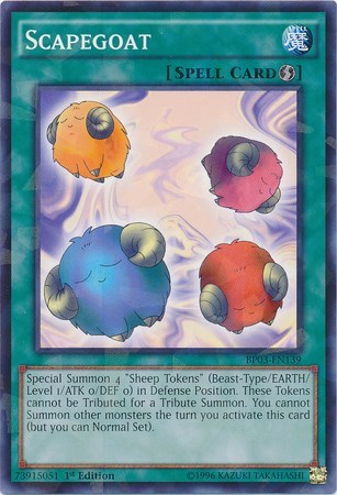 Scapegoat (Shatterfoil) (BP03-EN139) [Battle Pack 3: Monster League]