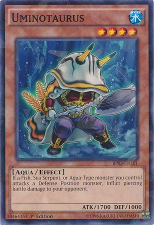 Uminotaurus (Shatterfoil) (BP03-EN101) [Battle Pack 3: Monster League]