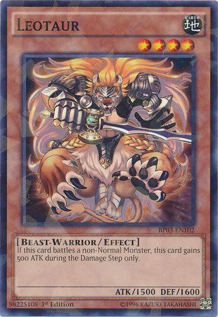 Leotaur (Shatterfoil) (BP03-EN102) [Battle Pack 3: Monster League]