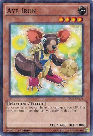 Aye-Iron (Shatterfoil) (BP03-EN103) [Battle Pack 3: Monster League]
