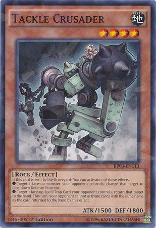Tackle Crusader (Shatterfoil) (BP03-EN113) [Battle Pack 3: Monster League]