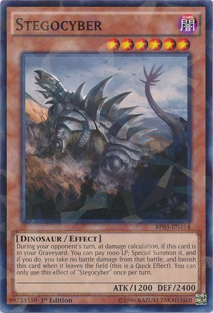 Stegocyber (Shatterfoil) (BP03-EN114) [Battle Pack 3: Monster League]
