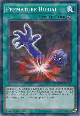 Premature Burial (Shatterfoil) (BP03-EN136) [Battle Pack 3: Monster League]
