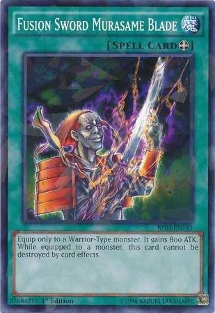 Fusion Sword Murasame Blade (Shatterfoil) (BP03-EN143) [Battle Pack 3: Monster League]