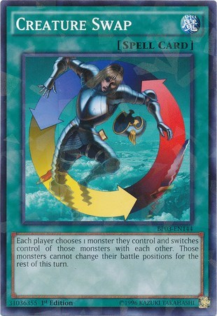 Creature Swap (Shatterfoil) (BP03-EN144) [Battle Pack 3: Monster League]