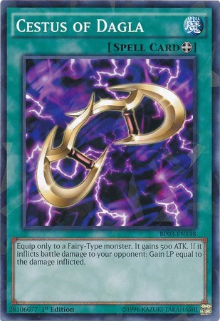 Cestus of Dagla (Shatterfoil) (BP03-EN148) [Battle Pack 3: Monster League]