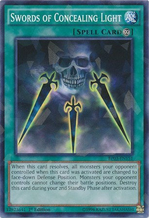 Swords of Concealing Light (Shatterfoil) (BP03-EN151) [Battle Pack 3: Monster League]
