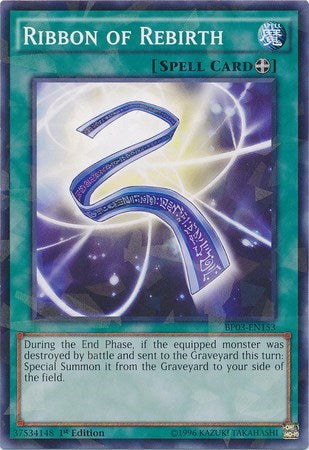 Ribbon of Rebirth (Shatterfoil) (BP03-EN153) [Battle Pack 3: Monster League]