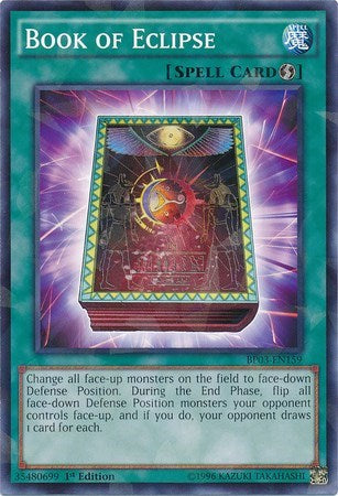 Book of Eclipse (Shatterfoil) (BP03-EN159) [Battle Pack 3: Monster League]
