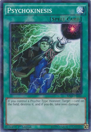 Psychokinesis (Shatterfoil) (BP03-EN161) [Battle Pack 3: Monster League]