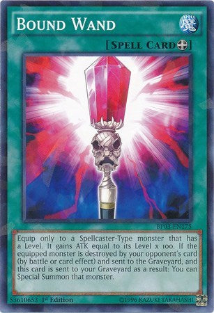 Bound Wand (Shatterfoil) (BP03-EN175) [Battle Pack 3: Monster League]
