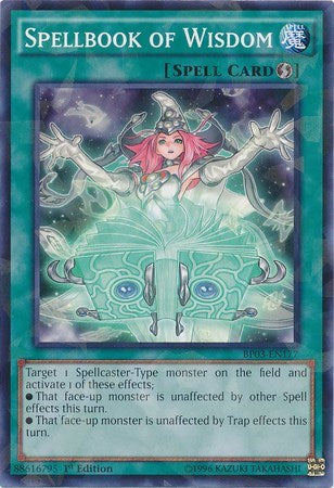 Spellbook of Wisdom (Shatterfoil) (BP03-EN177) [Battle Pack 3: Monster League]