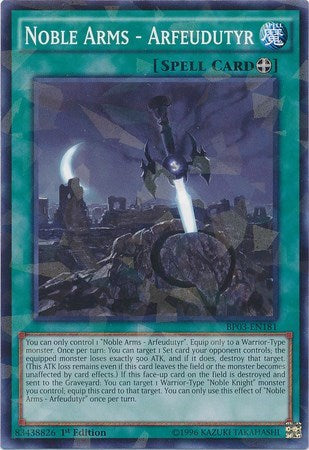 Noble Arms - Arfeudutyr (Shatterfoil) (BP03-EN181) [Battle Pack 3: Monster League]