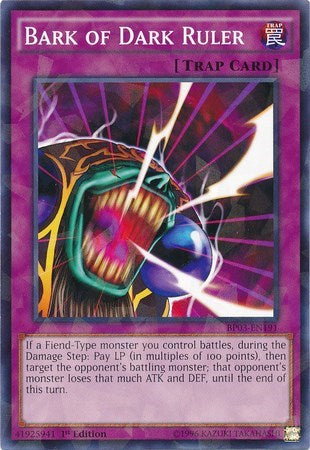 Bark of Dark Ruler (Shatterfoil) (BP03-EN191) [Battle Pack 3: Monster League]