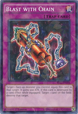 Blast with Chain (Shatterfoil) (BP03-EN194) [Battle Pack 3: Monster League]