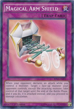 Magical Arm Shield (Shatterfoil) (BP03-EN201) [Battle Pack 3: Monster League]