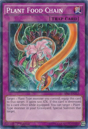 Plant Food Chain (Shatterfoil) (BP03-EN212) [Battle Pack 3: Monster League]