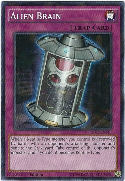Alien Brain (Shatterfoil) (BP03-EN215) [Battle Pack 3: Monster League]